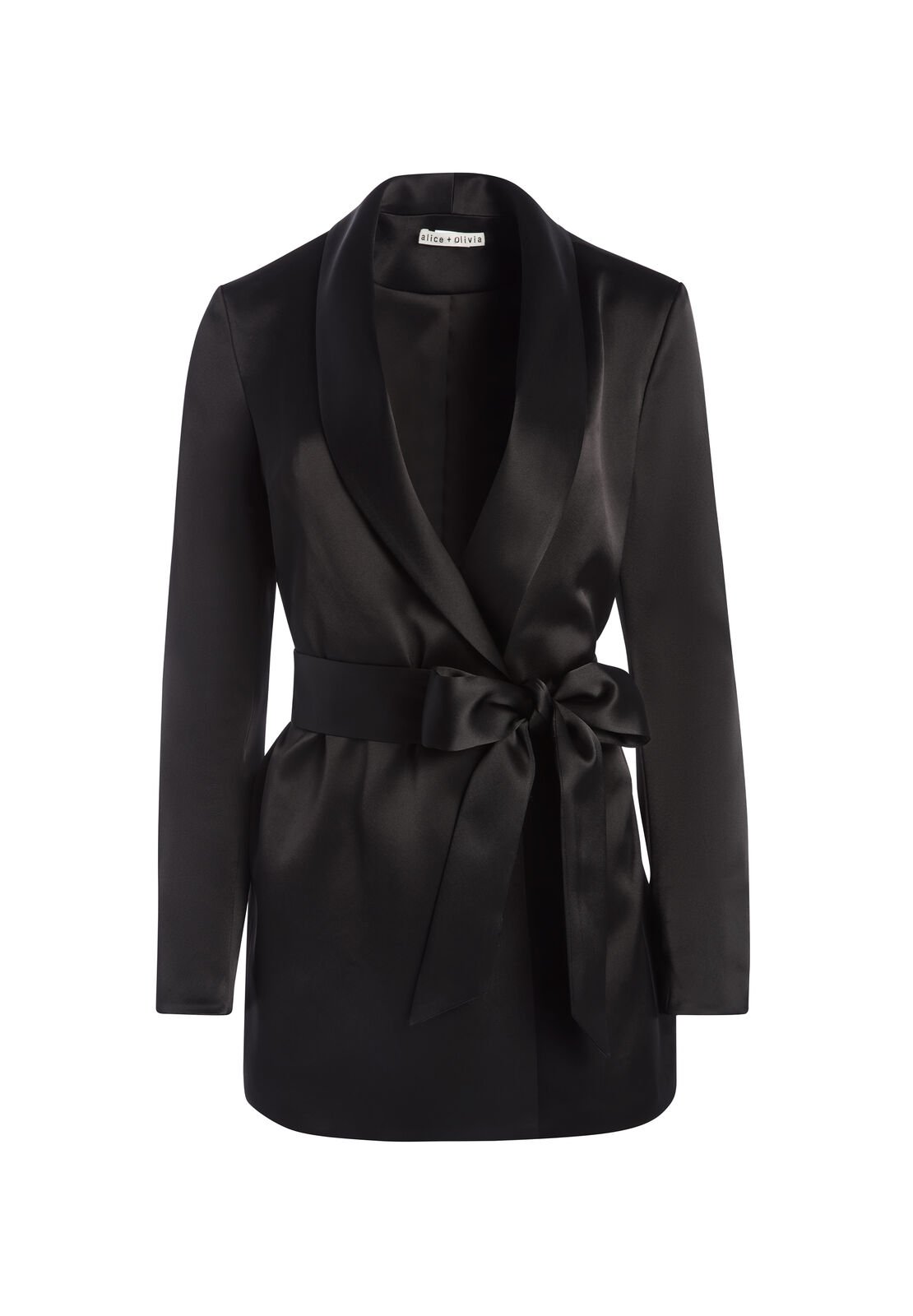 BLAZER IN WRAP CON COLLO A SCIALLE WHEATON-ALICE + OLIVIA