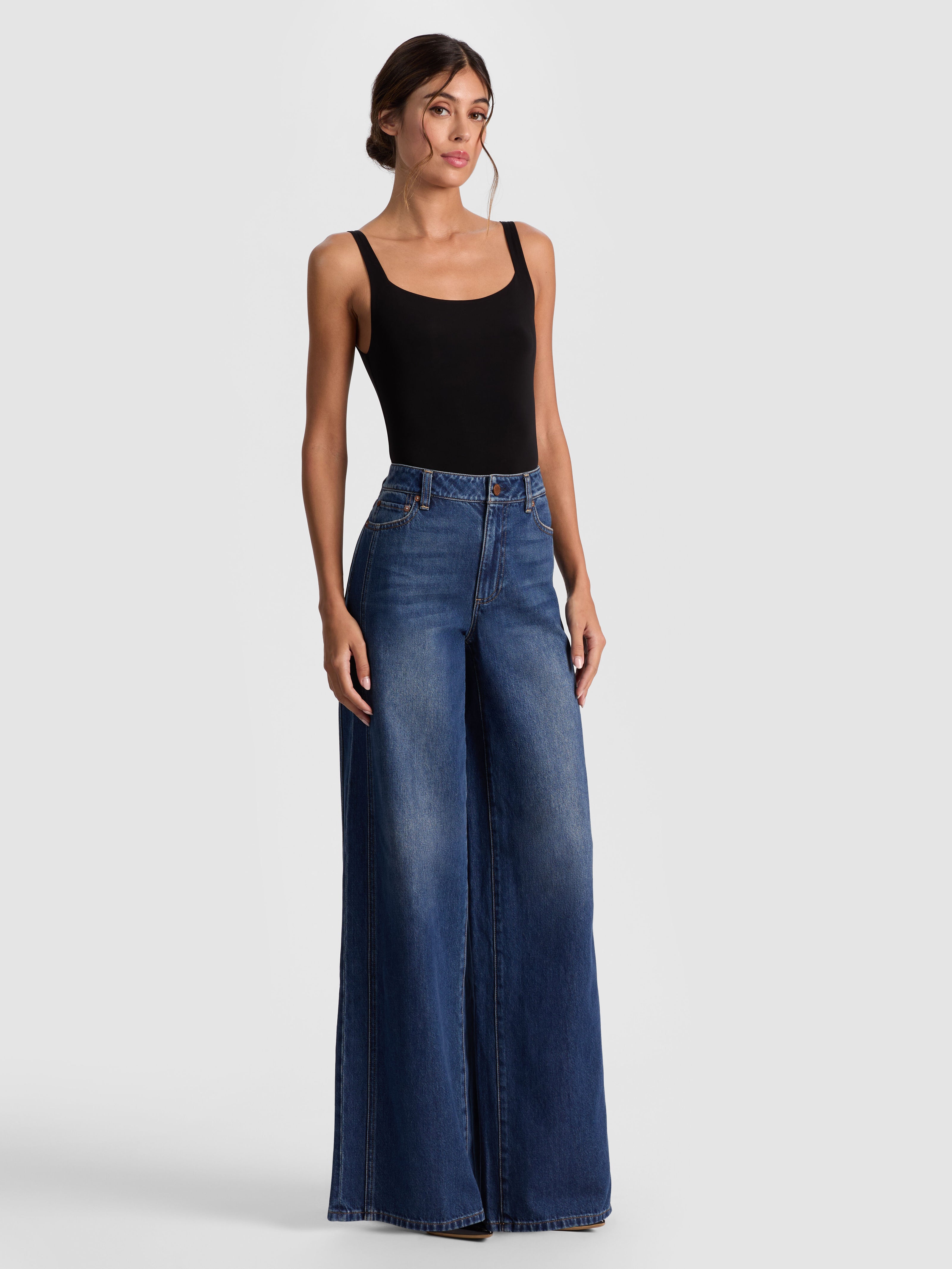 ANNIKA BODYSUIT-Black-ALICE + OLIVIA