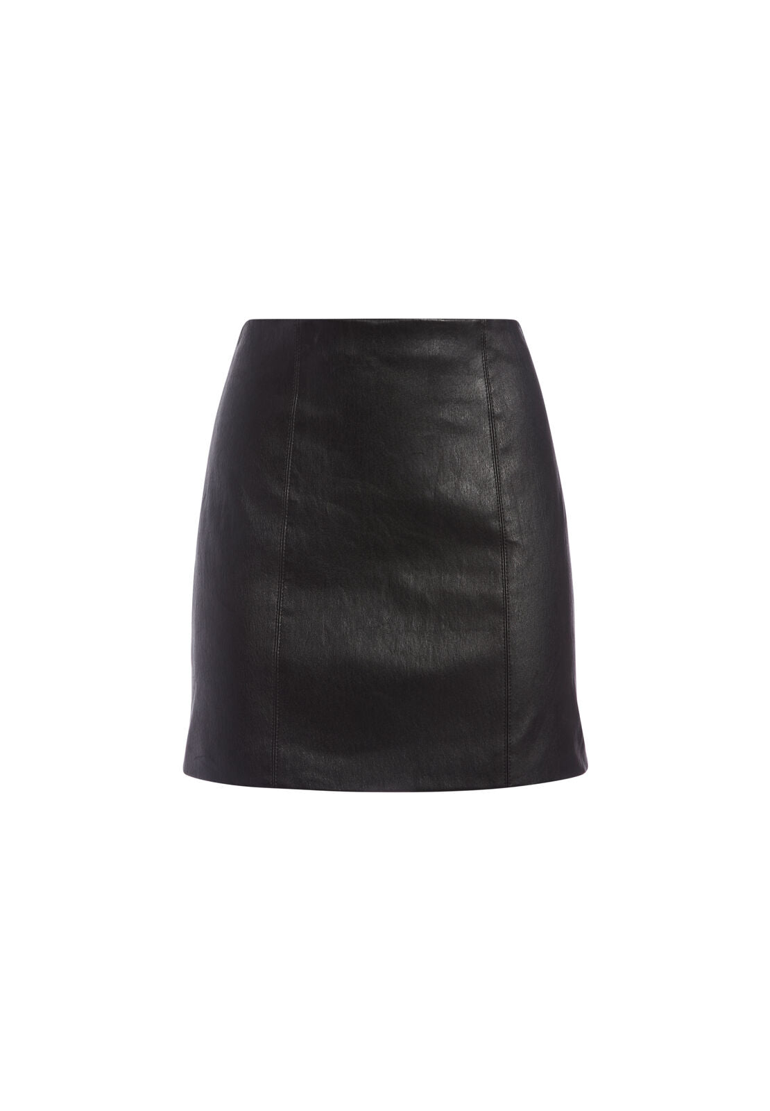 MINI-JUPE AJUSTÉE EN CUIR KENZIE