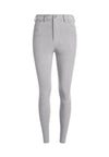 MIKAH SUEDE HIGH RISE PANT-Black-ALICE + OLIVIA