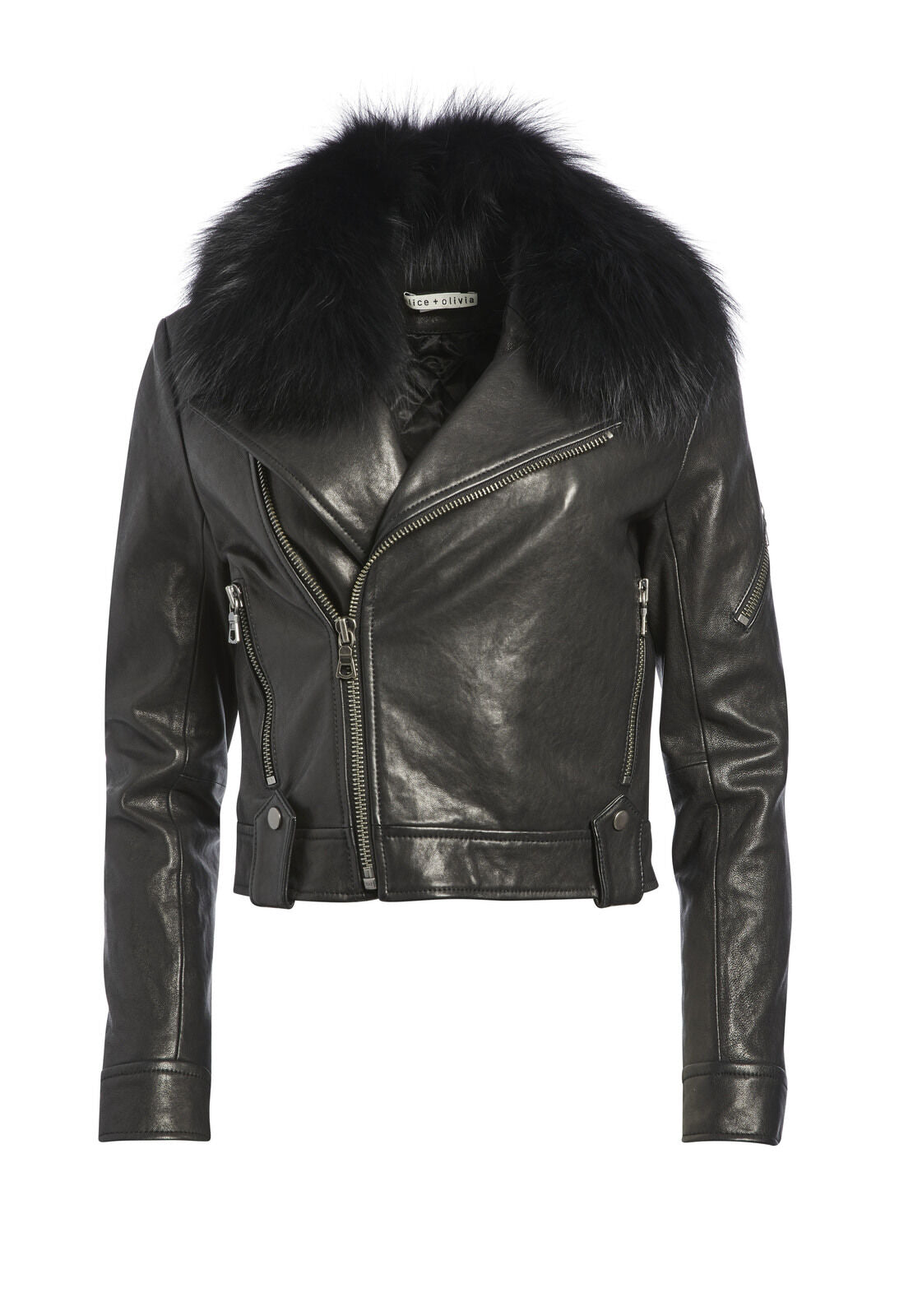 GIUBBOTTO IN PELLE DERose-ALICE + OLIVIA
