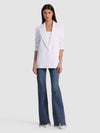 DENNY BOYFRIEND BLAZER-WHITE-ALICE + OLIVIA