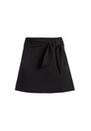 MAYSON TIE BELT MINI SKIRT-Black-ALICE + OLIVIA
