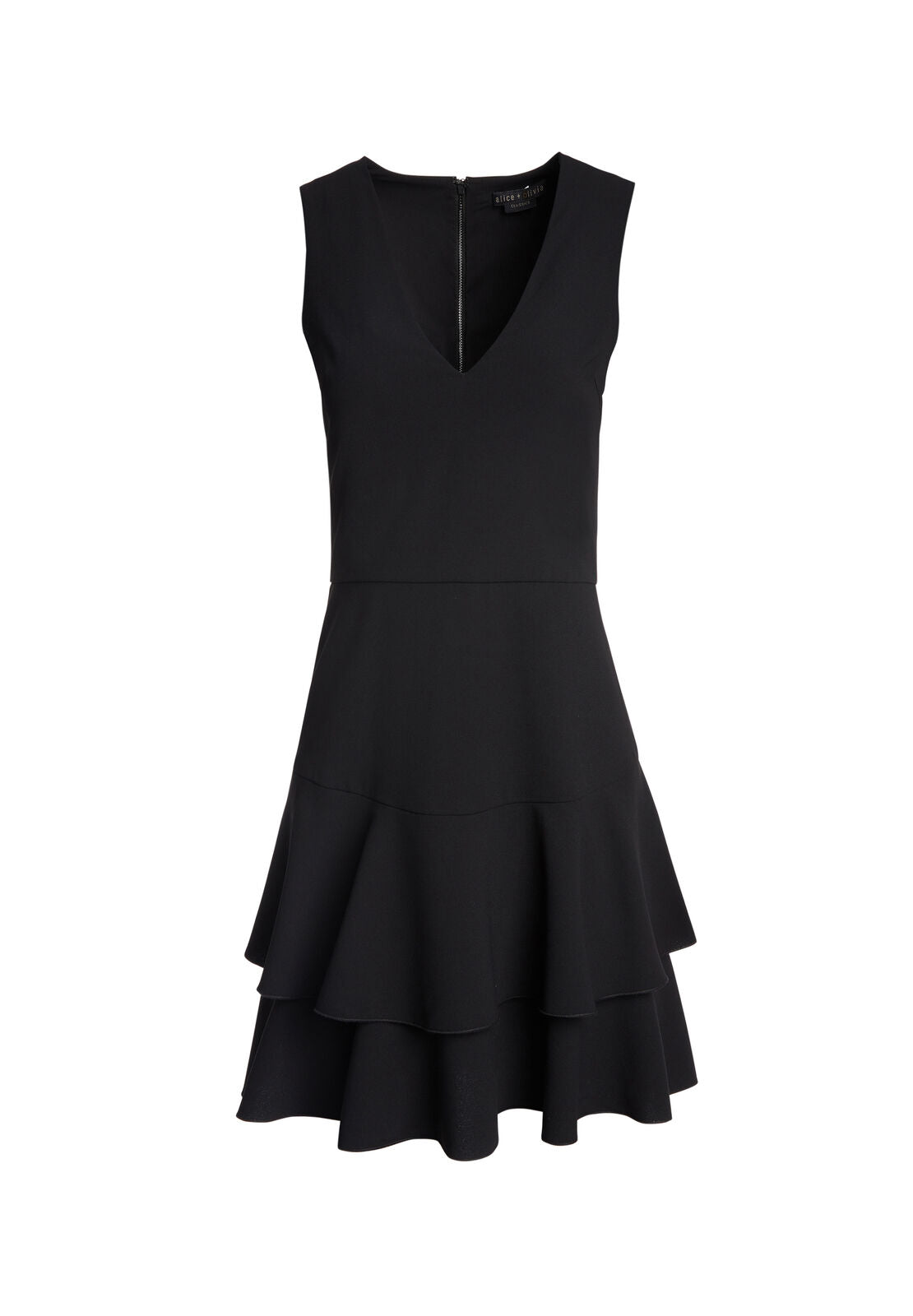 VESTITO PALMIRA CON SCOLLO A V E RUCHES-ALICE + OLIVIA