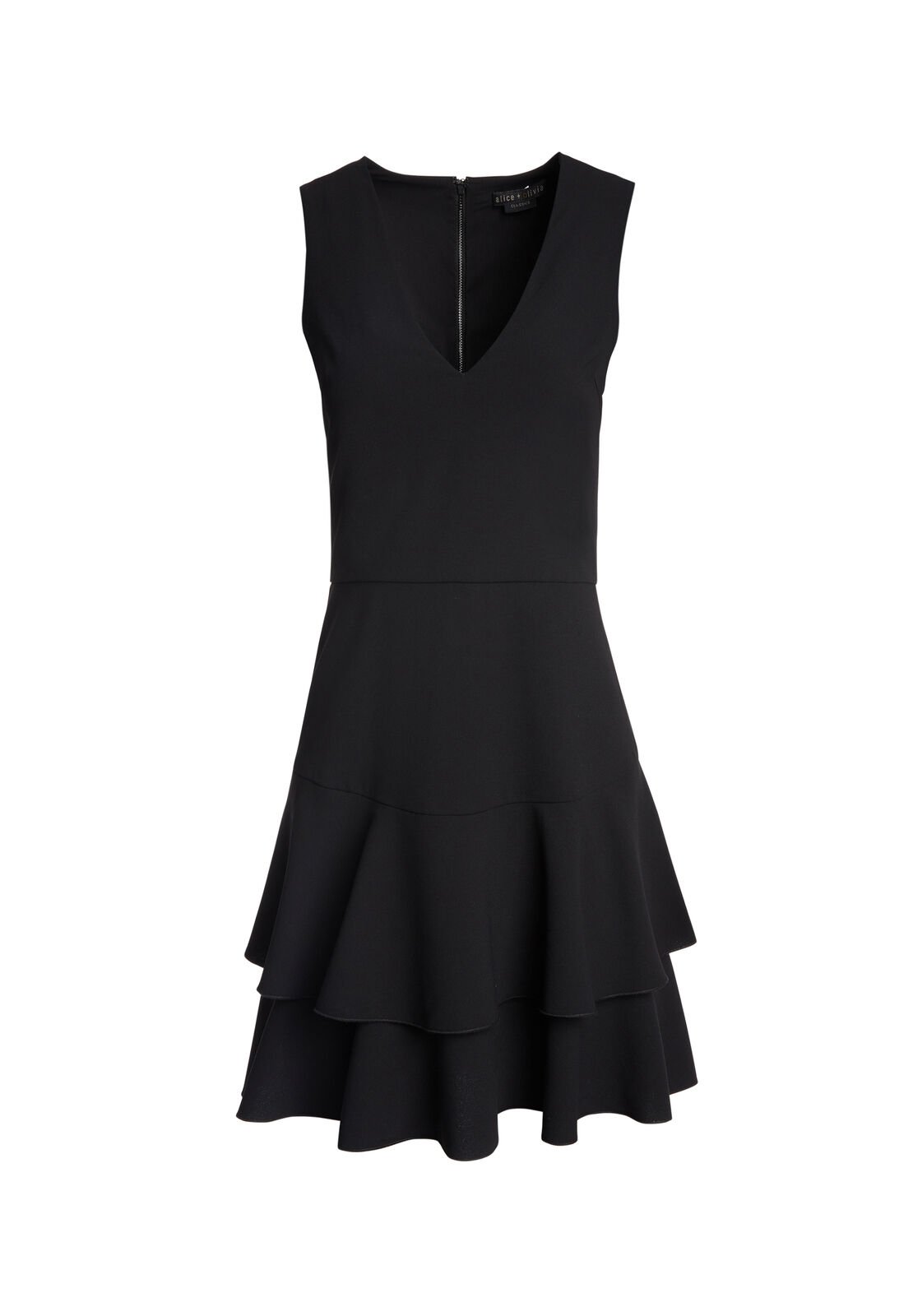 VESTITO PALMIRA CON SCOLLO A V E RUCHES