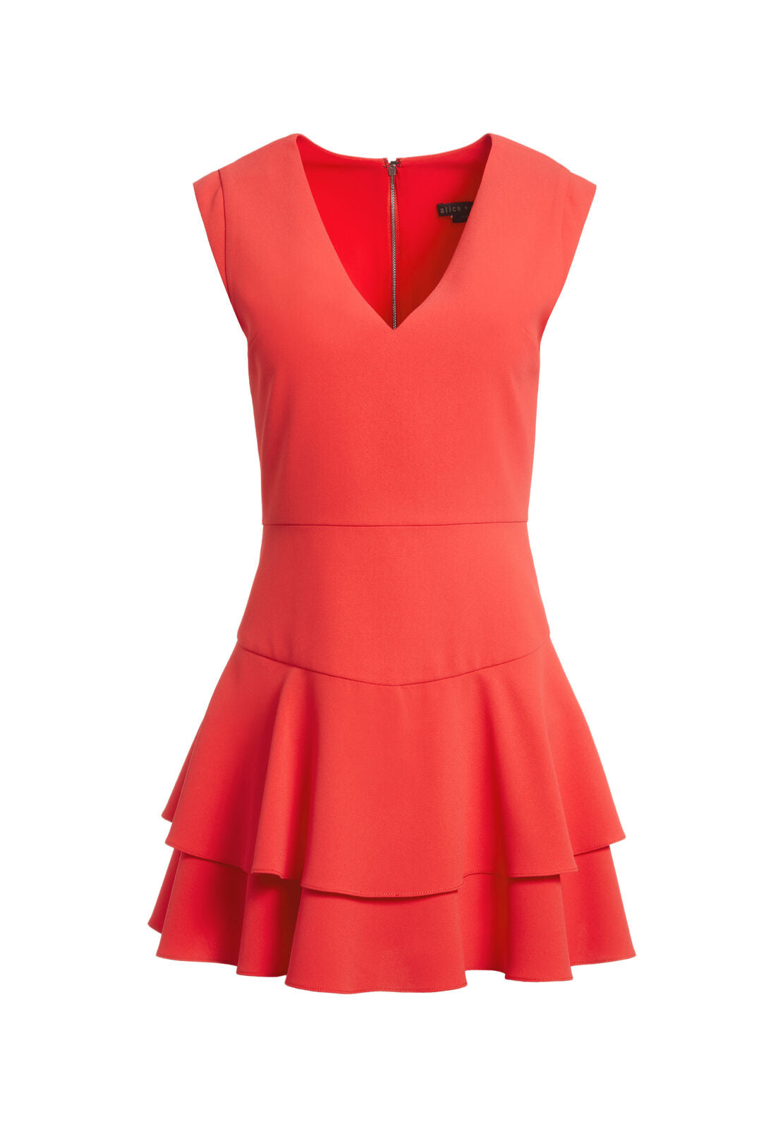 VESTITO PALMIRA CON SCOLLO A V E RUCHES-ALICE + OLIVIA