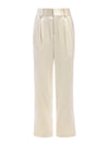 TROY SNAPPED BOTTOM PANT-Black-ALICE + OLIVIA