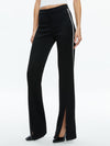 PRINCESS CONTRAST PIPING PANT-BLACK/OFF WHITE-ALICE + OLIVIA