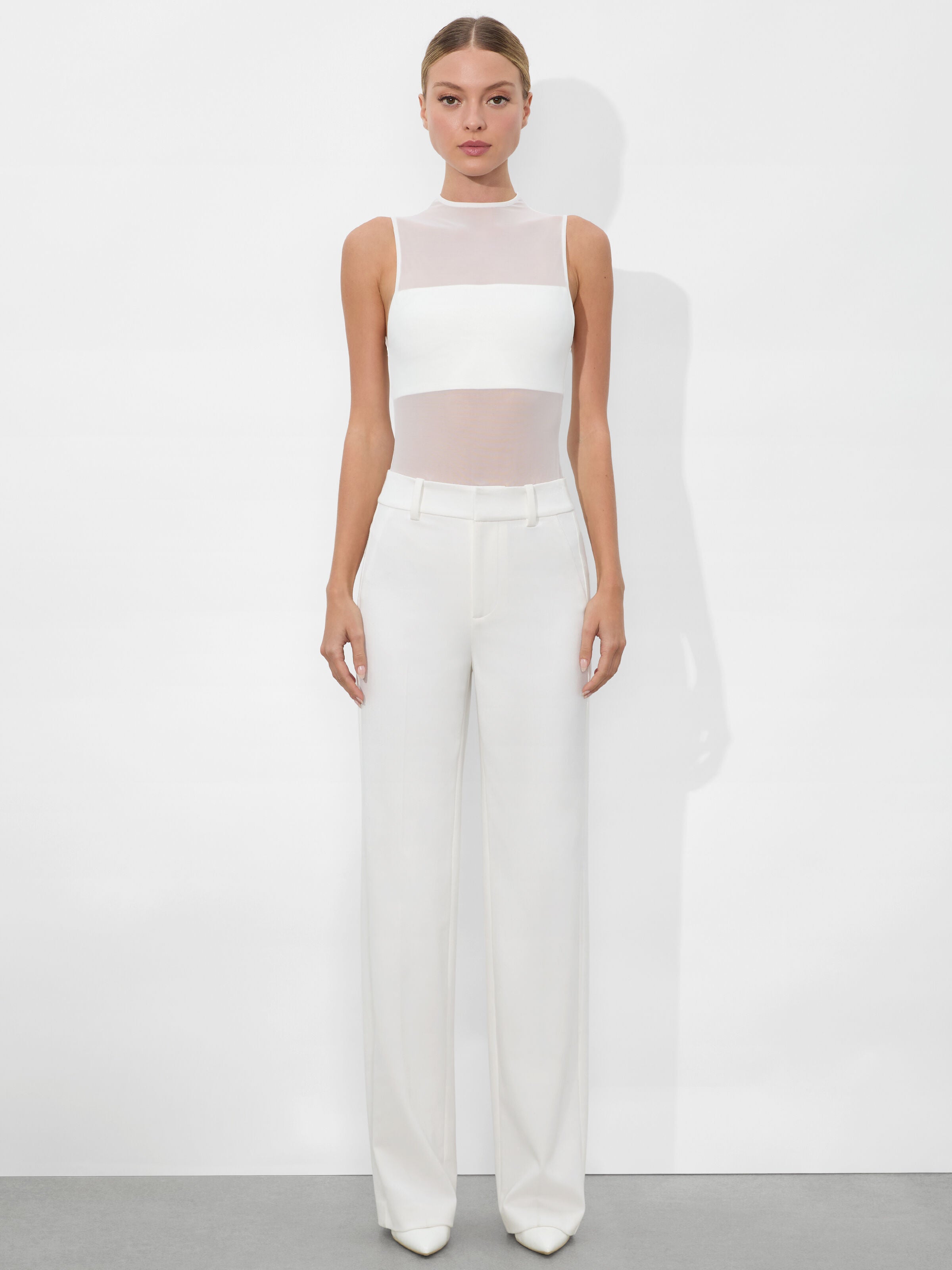ALEXANDER TROUSER-OFF WHITE-ALICE + OLIVIA