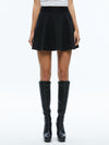MALKA A-LINE FULL MINI SKIRT-Black-ALICE + OLIVIA