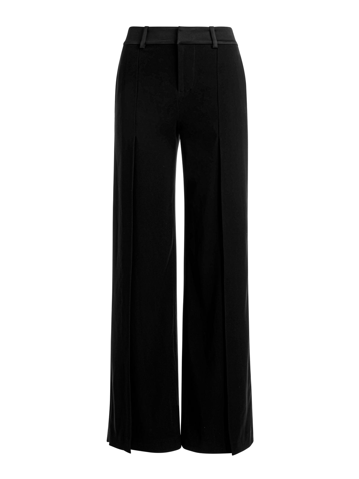 WADE OPEN PLEAT TROUSER - BLACK