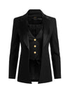 ALTON BLAZER WITH VEST-Black-ALICE + OLIVIA