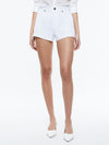 TOMMIE MID RISE SHORTS-OFF WHITE-ALICE + OLIVIA