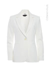 BRISTOL NOTCH COLLAR FITTED BLAZER-Black-ALICE + OLIVIA