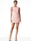 JULIE SIDE-ZIP MINI DRESS-Pink-ALICE + OLIVIA