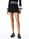 CONRY PIPED WAISTBAND SHORT-BLACK/OFF WHITE-ALICE + OLIVIA