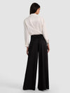 BENSON WOOL PLEATED PANT-Black-ALICE + OLIVIA