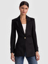 BURNS FITTED BLAZER-Black-ALICE + OLIVIA
