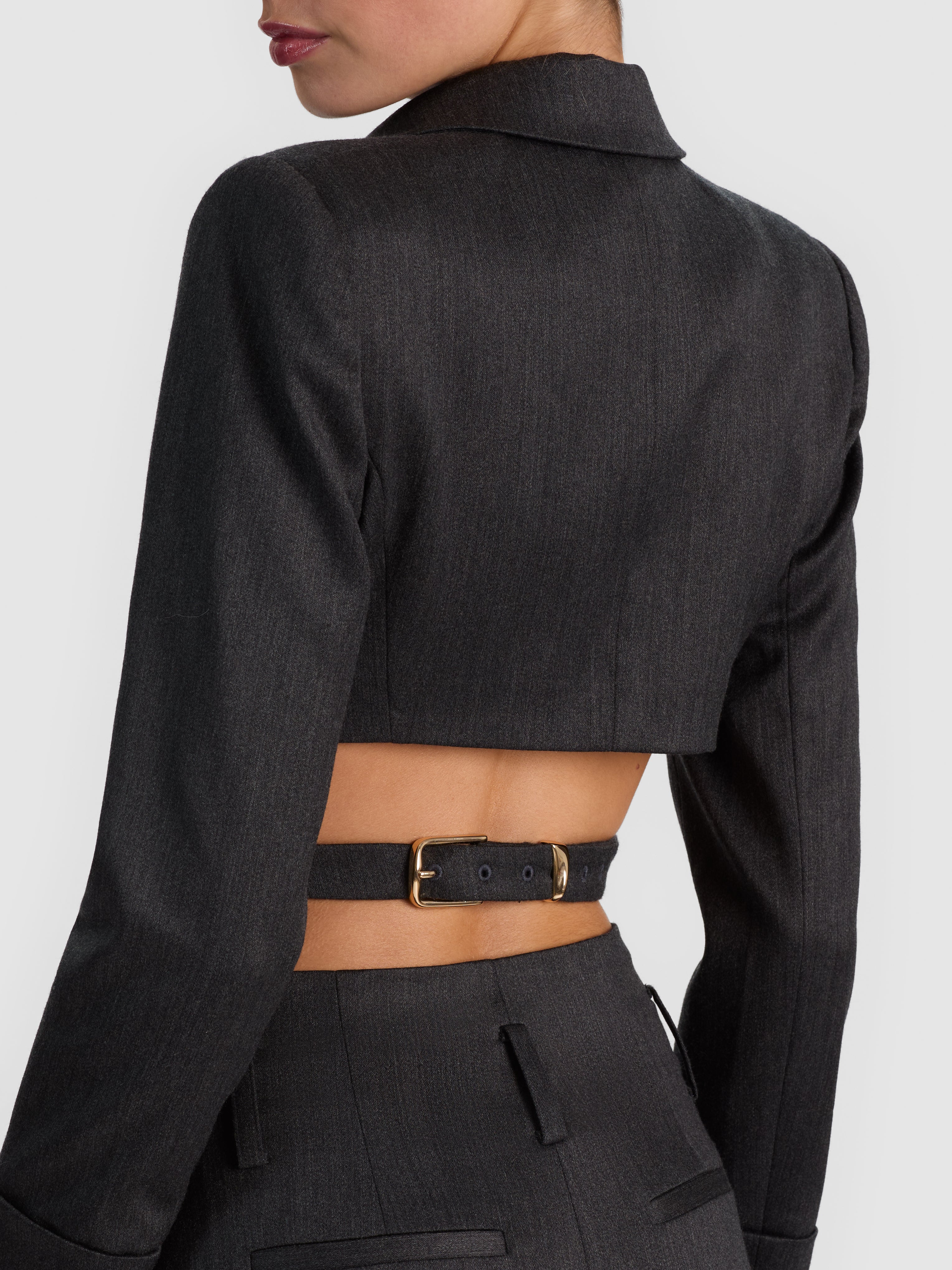 BLAZER LEONE CUT AWAY CON FASCIA-ALICE + OLIVIA