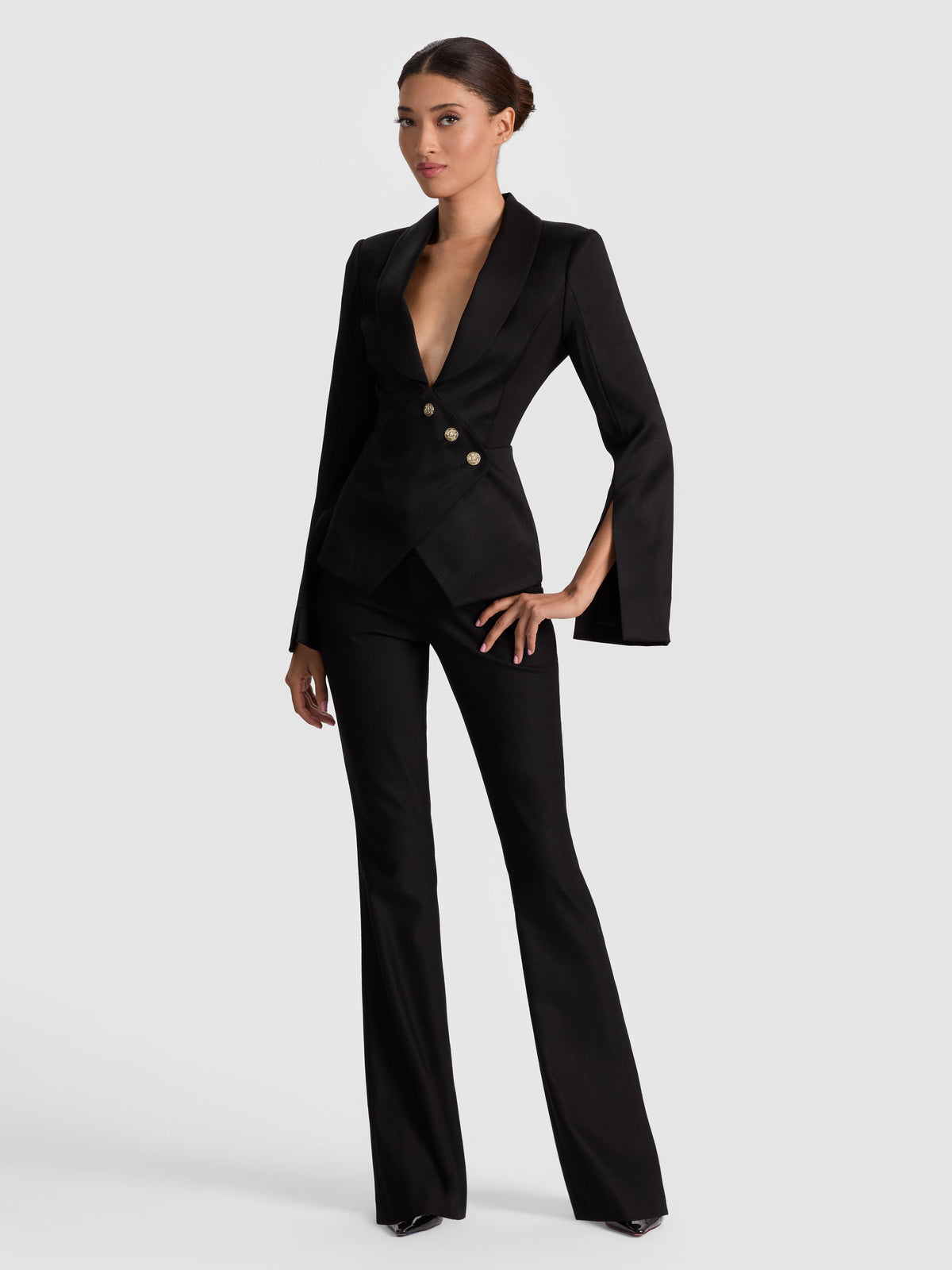 THE SCULPT BLAZER - BLACK
