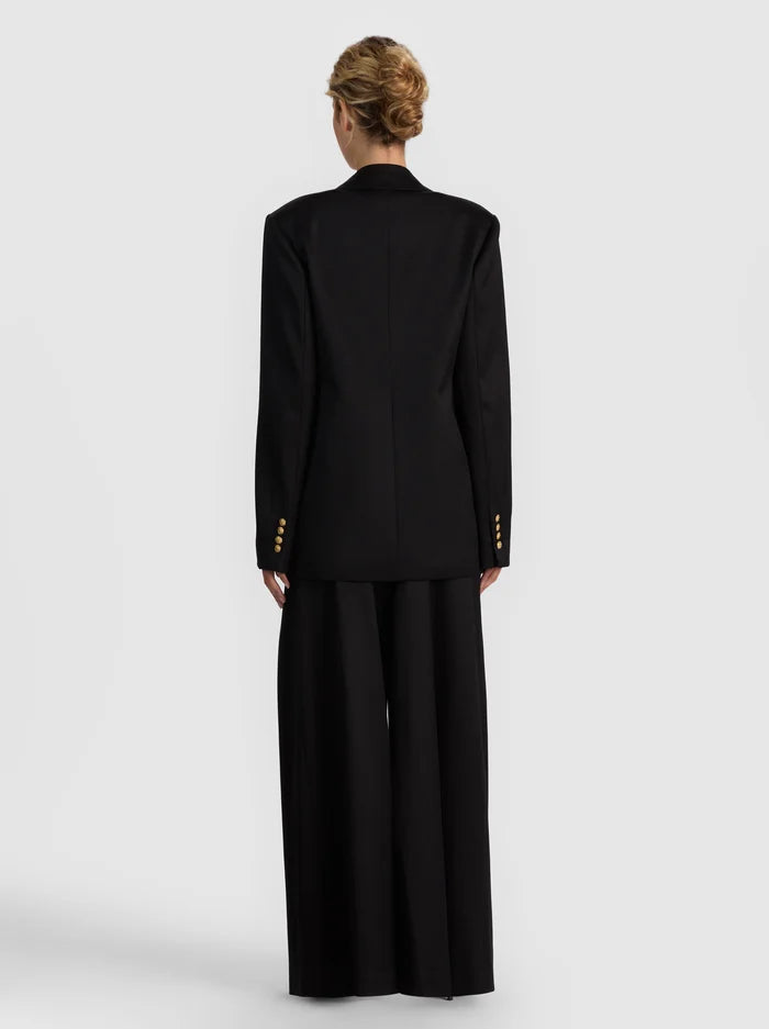 RONAN OVERSIZED BOXY BLAZER-Black-ALICE + OLIVIA