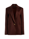 RONAN OVERSIZED BOXY BLAZER-DARK CHOCOLATE-ALICE + OLIVIA