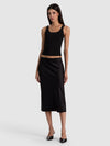 MAEVE WOOL SLIP SKIRT-Black-ALICE + OLIVIA