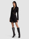 THE SCULPT BLAZER MINI DRESS-Black-ALICE + OLIVIA