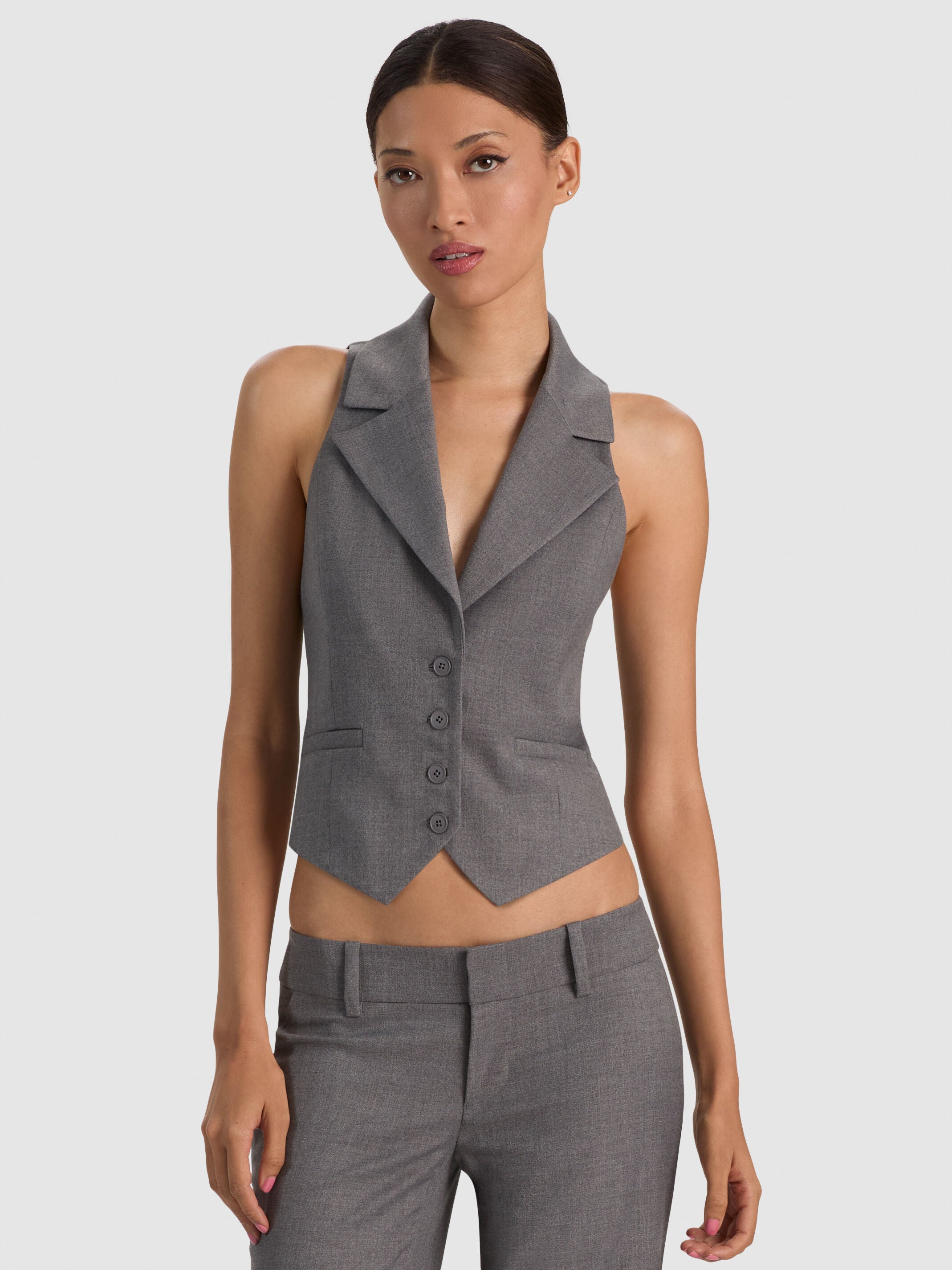 ERICA VEST-LIGHT STORM GREY-ALICE + OLIVIA