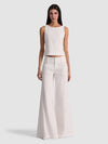 YVETTE BOAT NECK TANK-OFF WHITE-ALICE + OLIVIA