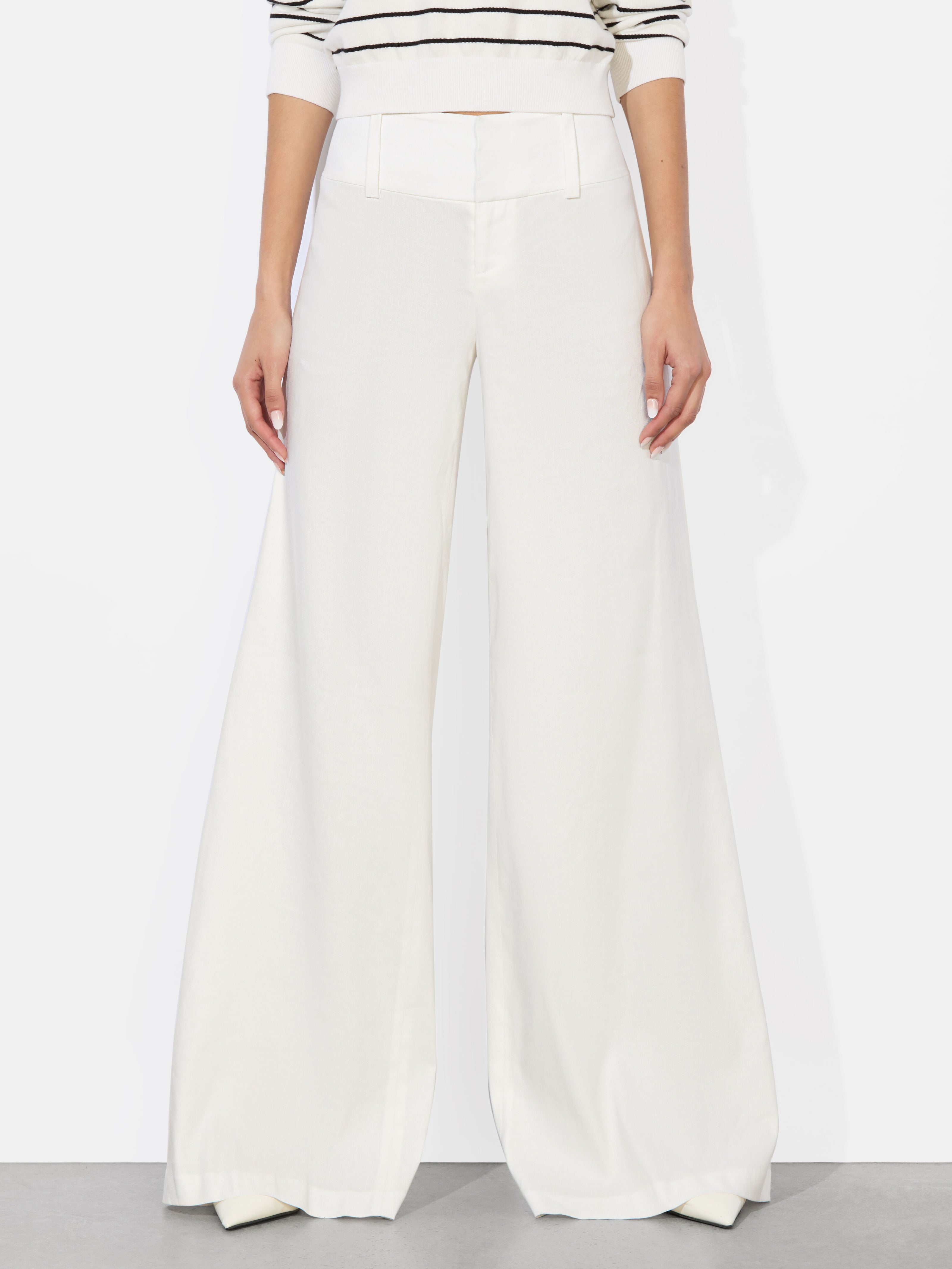 PANTALONE IN LINO OLIVIA-ALICE + OLIVIA