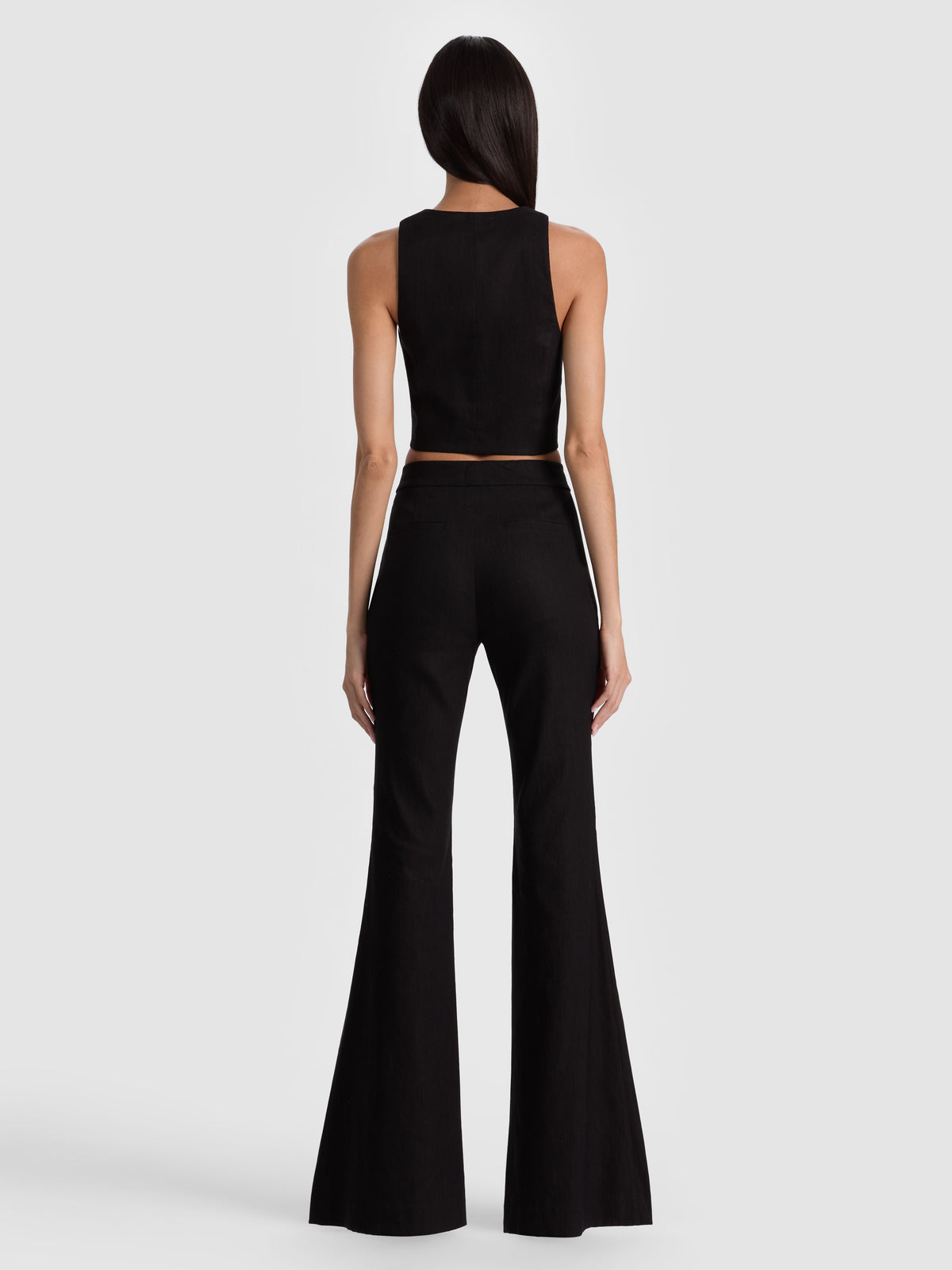 LINDEN BOOTCUT TROUSER-Black-ALICE + OLIVIA