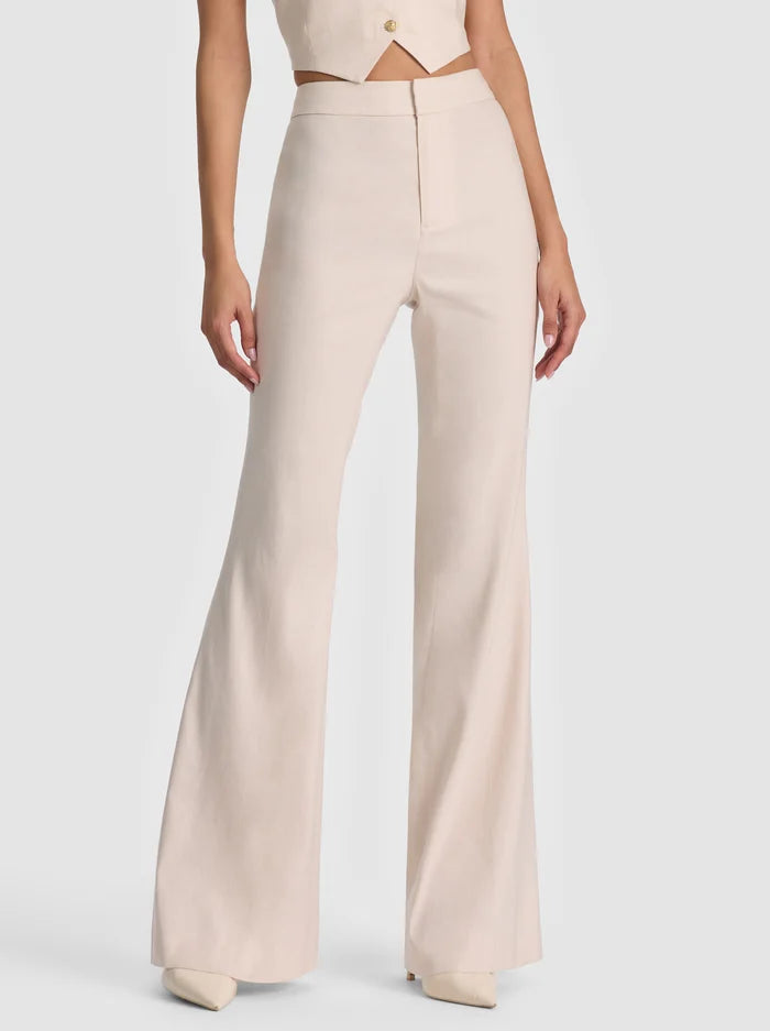 LINDEN BOOTCUT TROUSER-OATMEAL-ALICE + OLIVIA