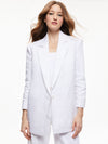 BLAZER SHAN IN LINO CON POLSINI RISVOLTATI-ALICE + OLIVIA