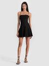 KATHLEEN MINI DRESS-Black-ALICE + OLIVIA
