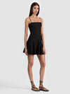 KATHLEEN MINI DRESS-Black-ALICE + OLIVIA