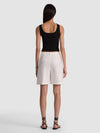 CONRY PLEATED BERMUDA SHORT-OFF WHITE-ALICE + OLIVIA