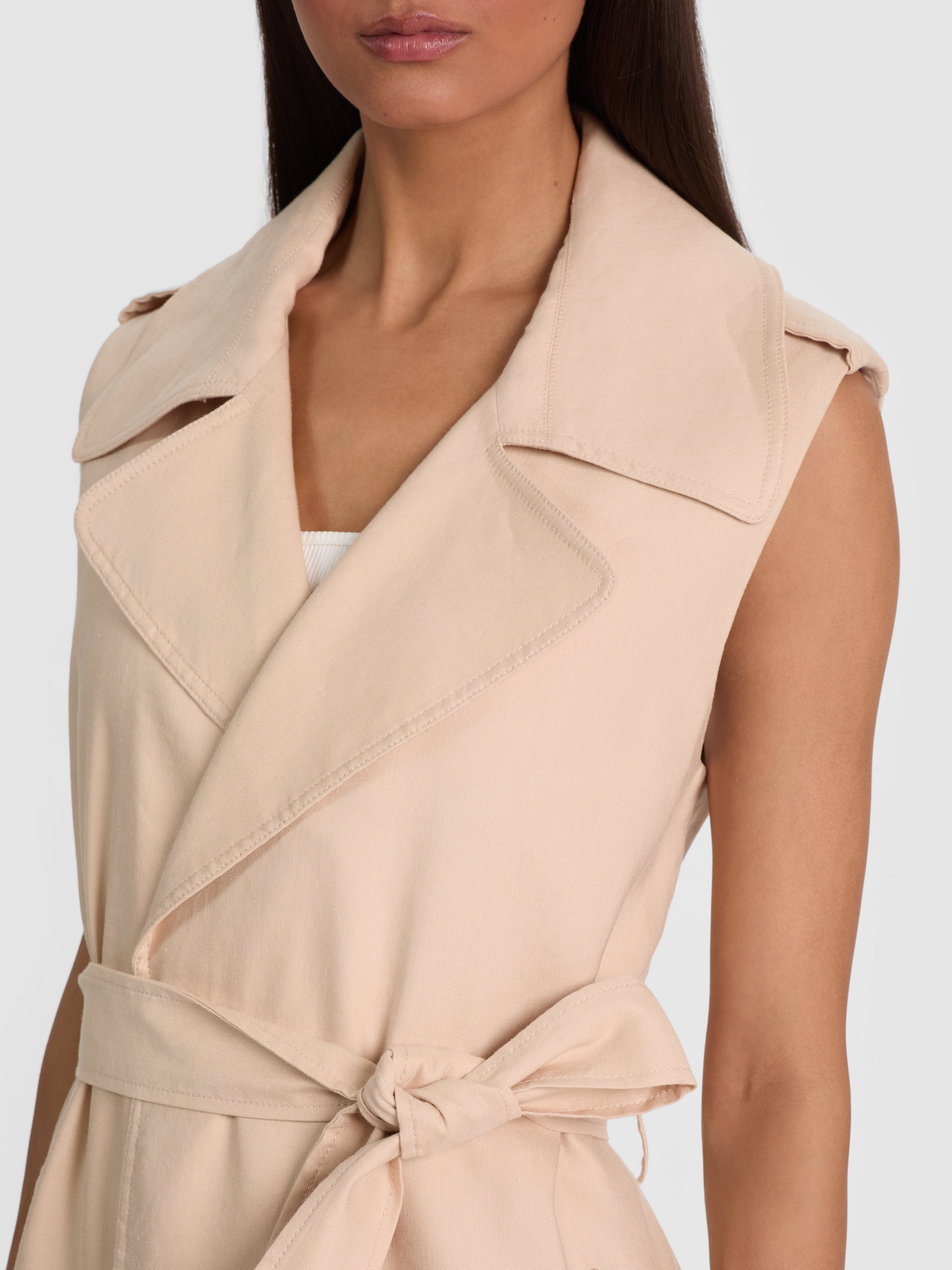 TRENCH KEITH SENZA MANICHE-ALICE + OLIVIA