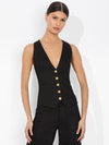 GILET EN LIN MAZIE-ALICE + OLIVIA