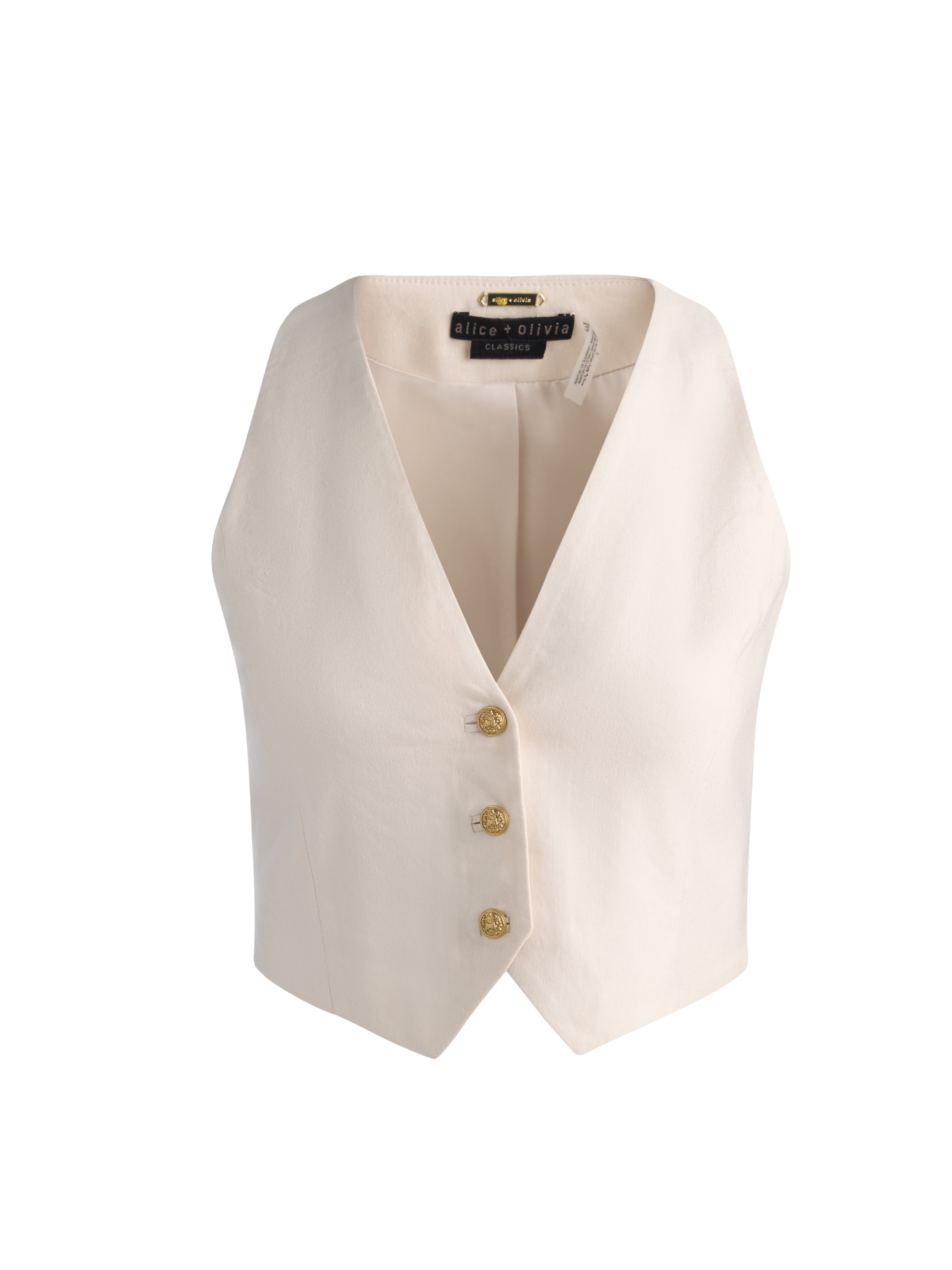 GILET DONNA IN LINO-ALICE + OLIVIA