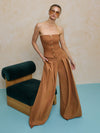 KELCEY STRAPLESS VEST-TAN-ALICE + OLIVIA
