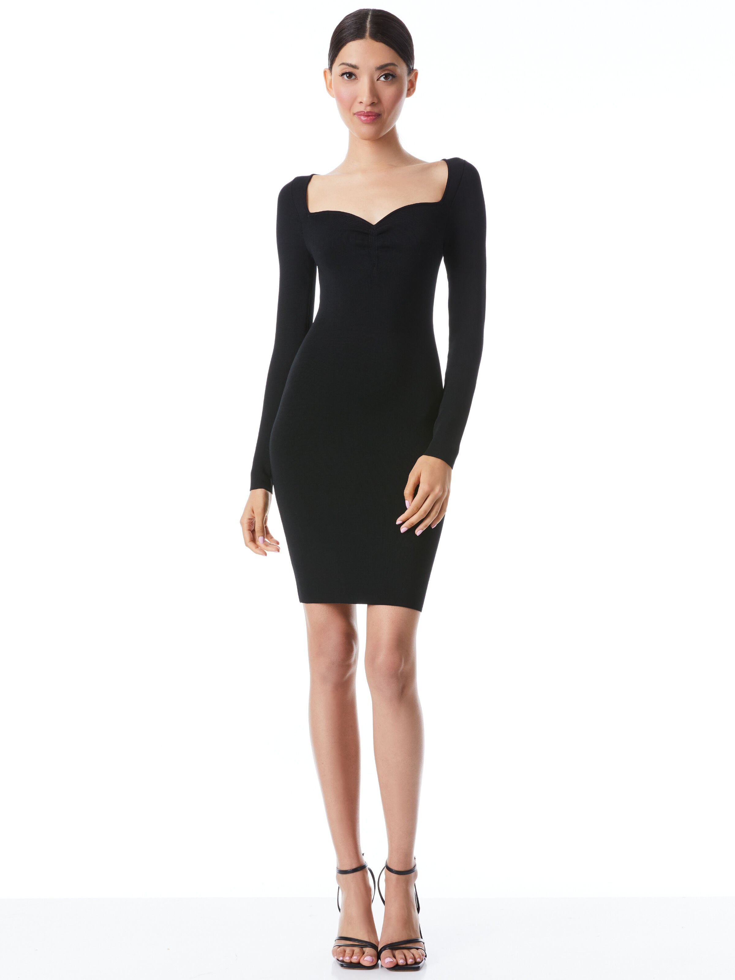 ABITO TIVEY CON SCOLLO A CUORE E RUCHES-ALICE + OLIVIA