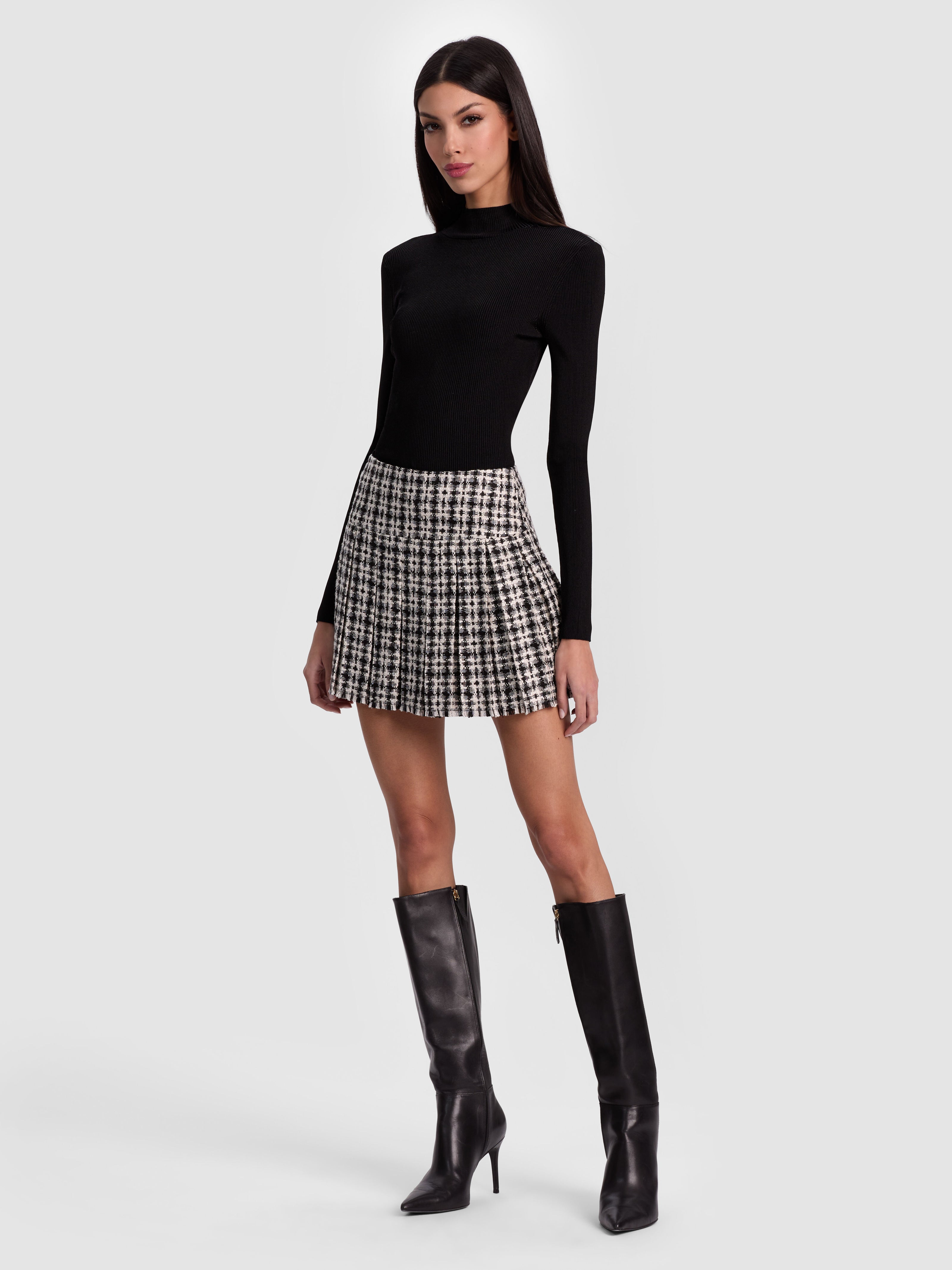 ROBERTA RIBBED TURTLENECK-ALICE + OLIVIA