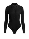 KEENAN POLO BODYSUIT-Black-ALICE + OLIVIA
