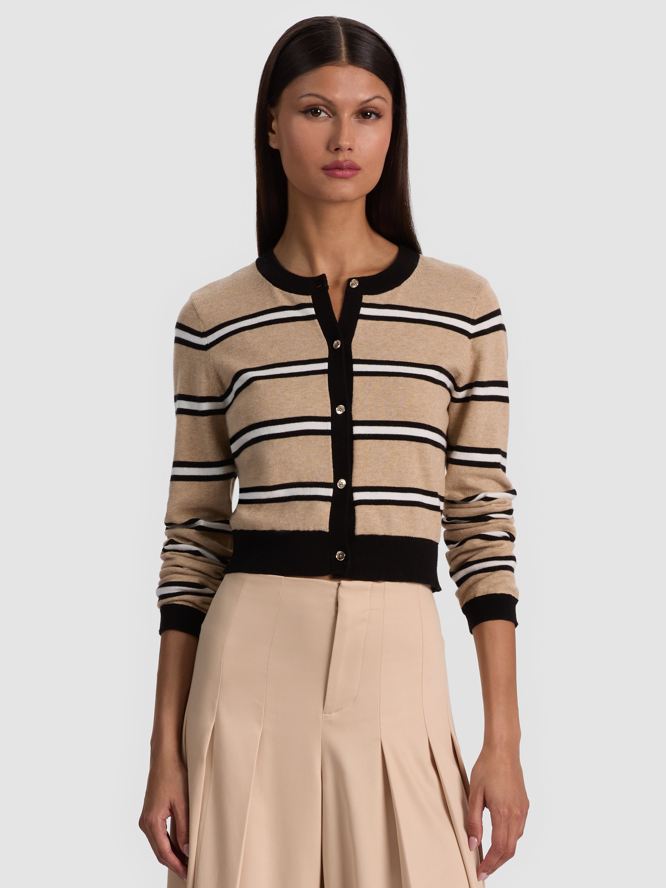 Cardigan rayé DOLLIE-ALICE + OLIVIA