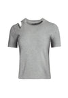 Maglione aderente ROSLYN SS con cut-out-ALICE + OLIVIA