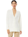 CARDIGAN AMPIO CON SCOLLO A V LOUIE-ALICE + OLIVIA