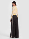 CAROLANN CASHMERE SHRUNKEN PULLOVER-BUTTER/ECRU-ALICE + OLIVIA