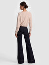 BERNETTA CROPPED CASHMERE PULLOVER-OATMEAL HEATHER-ALICE + OLIVIA