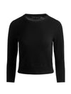 CAROLANN CASHMERE SHRUNKEN PULLOVER-Black-ALICE + OLIVIA